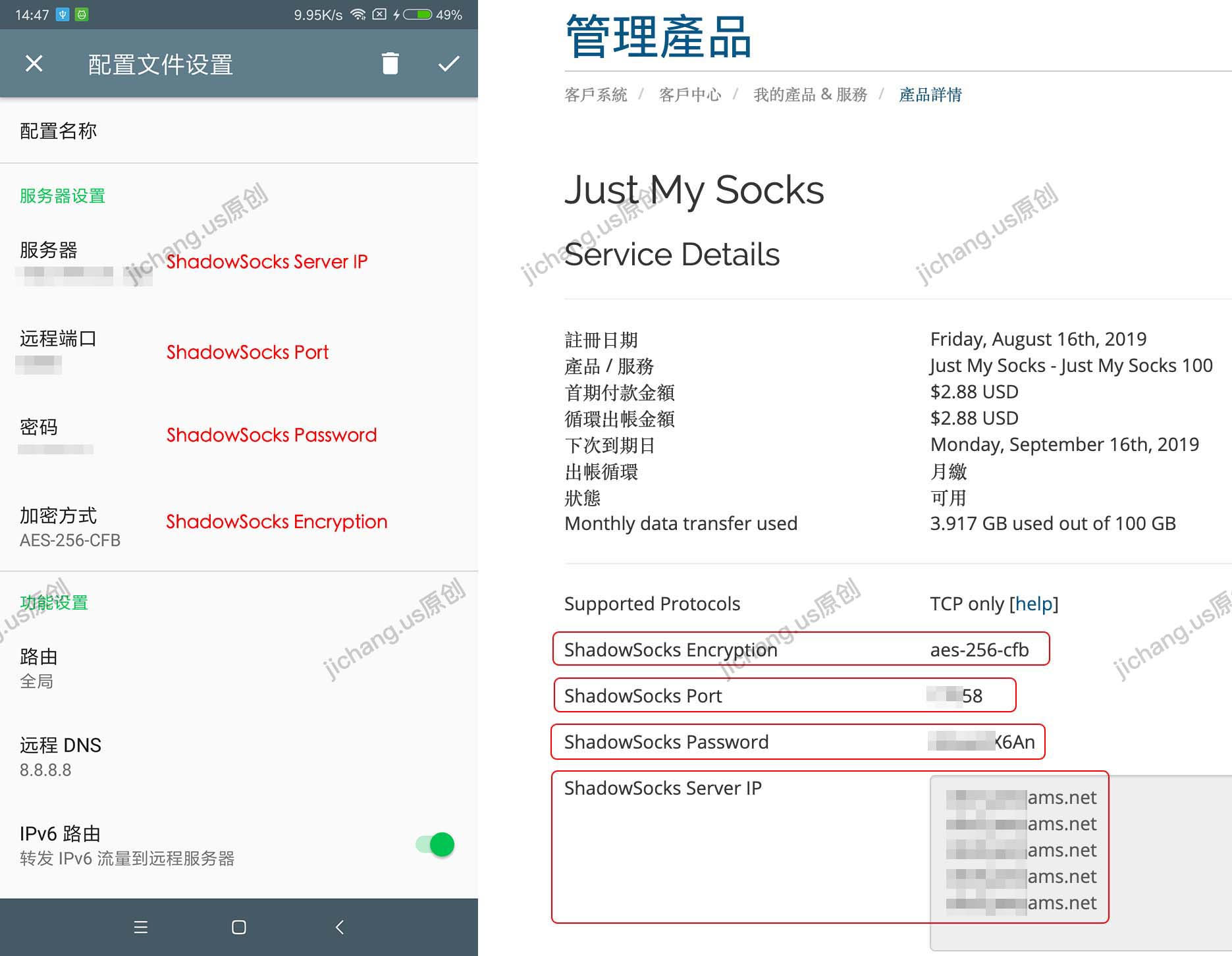 shadowsocks client 配域名 shadowsocks client 配域名